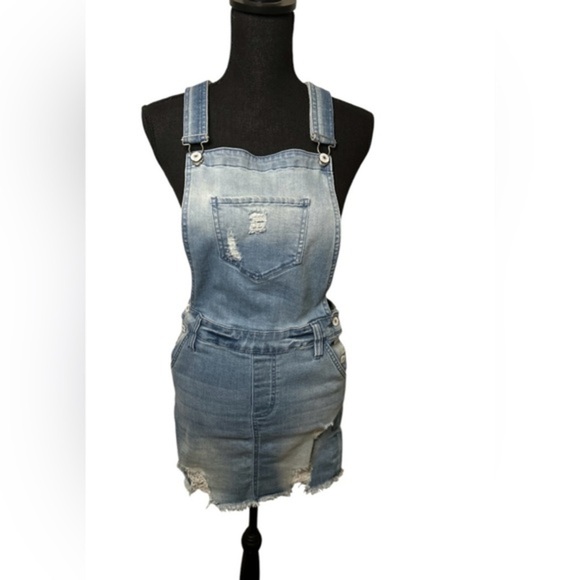 Celebrity Pink‎ denim mini overall jumper, size S. - Picture 1 of 3